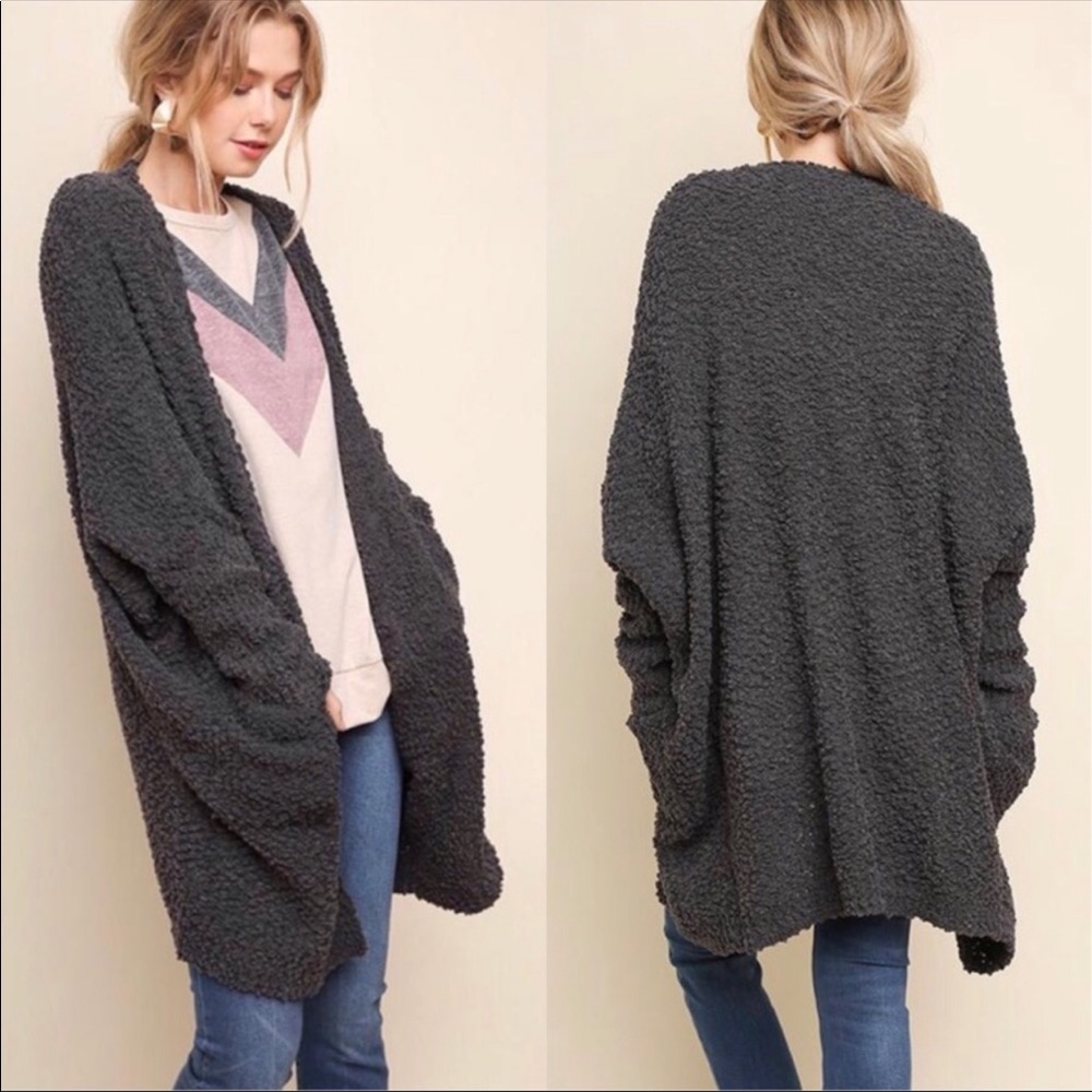 ❄️LAST//EGGPLANT POPCORN SWEATER - Picture 7 of 8
